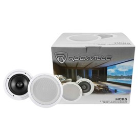 Rockville (4) Rockville HC85 8" Inch 700 Watt In-Ceiling Home Theater Speakers 8 Ohm