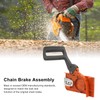 Aramox Chainsaw Chainbrake Assembly Clutch Side Cover Brake Handle Chain
