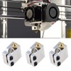 EMSea 5 Sets Heating Block and 0.4mm Brass Nozzle Compatible