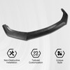 Fancemot Matte Black Front Bumper Lip Compatible with Ford Mustang