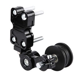 Chain Tensioner Roller Tensioner Tensioner Adjuster Motorcycle Aluminum Chain Tensioner Auto Adjuster On Roller Tool Black