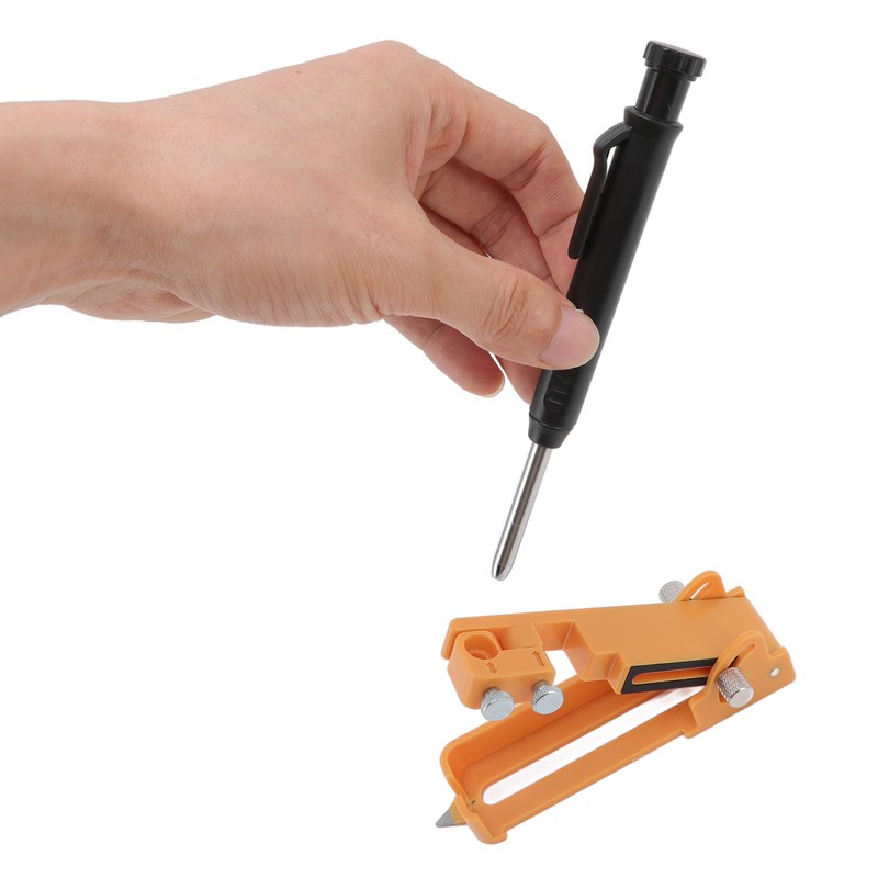 Multifunction Scribing Tool Construction Pencil Aluminum Alloy DIY Woodworking Marking