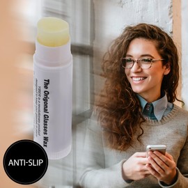 Healeved 1pc Glasses Antiskid Wax Sunglasses Supply Non Slip Sunglasses Wax Glasses Accessories Glasses Tool Glass Wax Polishing Kit Non-slip Wax Anti-slip Wax White Plastic Portable Suite