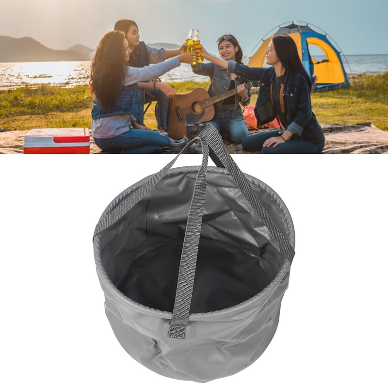 Collapsible Bucket Thickened Large Capacity Portable Folding Water Container with