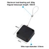 Loradar Retractable Cable Lock with Cable Tether Safety Strap, Wire