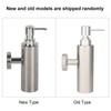 Wall Mounted Home Bathroom Stainless Steel Round Manual Hand Liquid