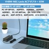 VHBW Compatible NEC Lavie AC Adapter 45W/65W Lavie Laptop Charger