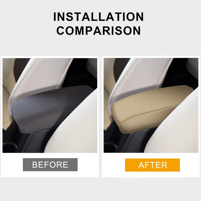 TTX LIGHTING Armrest Cover for Toyota Corolla 2014-2019 Center Console