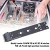 Yunseity 12 16 Pin SSD to M.2 Key M Adapter