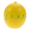 MAGICLULU Mechanical Timer Cartoon Lemon Shape Cooking Timer Adorable Lemon