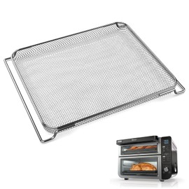 Replacement Air Fryer Basket for Ninja DCT401 DCT451 DCT402BK Double Oven, Stainless Steel Air Fryer Basket for Ninja 12-in-1 Toaster Oven, Mesh Basket for Ninja Smart Convection Oven Accessories