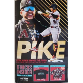 Arizona Diamondbacks 2021 Arizona Diamondbacks Dbacks Insider Program Magazine Issue #2 - Ketel Marte