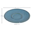 LEONARDO HOME 18603 Matera Ceramic Saucer 11 cm Blue