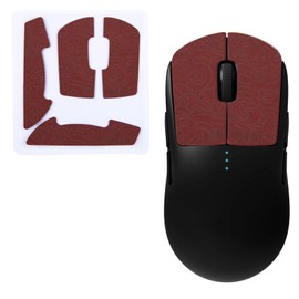 EsportsTiger Mouse Grip Tape Carmine Logicool G PRO Wireless Mouse Grip Anti-Slip Tape for Gaming Mouse, Anti-Slip Grip, Pre-Cut, 1 Set, Red