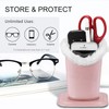 FINTIE Plush Lined Eyeglasses Holder, Glasses Stand Case, Anti-scratch Glasses