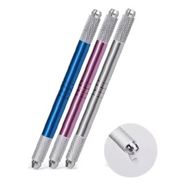 3 Inductores Manuales Microblading/shading Doble Punta Metal