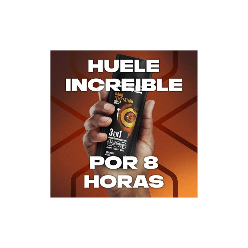 AXE Dark Temptation Jabón Líquido Corporal Body Wash 400ML