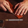 iplusmile Leather Edging Pen Oil Paint Roller Portable Leather Dye