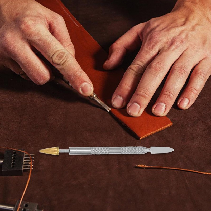 iplusmile Leather Edging Pen Oil Paint Roller Portable Leather Dye