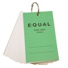 Life Equal Word Card 5 x 3 Size, Solid Color,