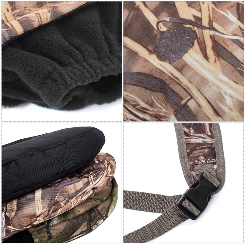 Outdoor Hunting Camouflage Keep Warm Lint Hand Warmer Muffs with