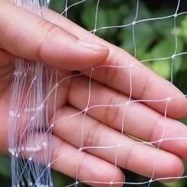 DOINEUFL Cat Net for Balcony, No Drilling, Transparent for Clear View, Wire Reinforced, Tear-Resistant and Durable, Cat Net Window for Small and Large Cats (4 m x 3 m)