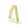 Forlush Metal Triangle Bookcase, Magazine Holder, Document Folder Stand, Suitable
