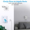 Glückluz Regleta Multicontacto, Conector Multiple con 8 Enchufes de CA