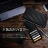 [costick] Long Wallet, Genuine Leather, Inner Card Case, Holds 10