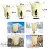 S.fields.inc Plant Protection Cover, Winter, Set of 4, Cold Protection,