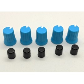 Rane and Pioneer 5 Blue Knobs for Rane & Pioneer XDJ-RX R1 RZ AERO DJM-T1 S9 DJ Controller Parts
