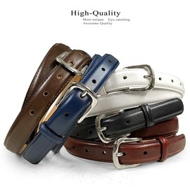 A274 Gold Buckle Italian Calfskin Genuine Full Leather Dress Belt 1"(25mm) Wide (Gold Alligator Black, 32)