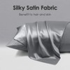 Fittia Satin Pillowcase 2 Pack, Silk Satin Pillow Cases for
