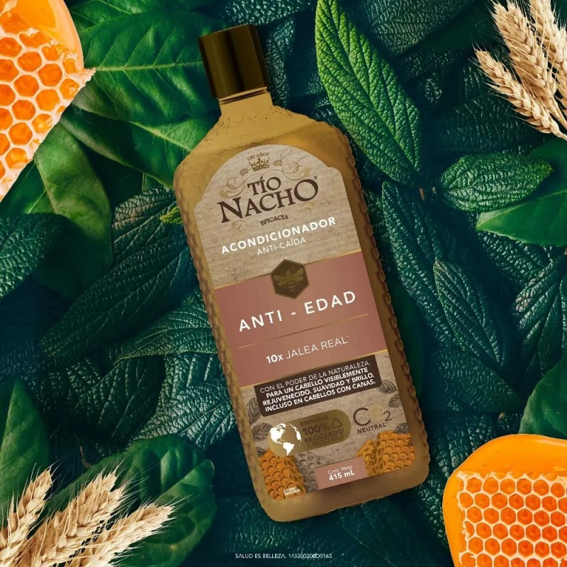 Acondicionador Tio Nacho Anti Edad 10x Jalea Real - 415ml