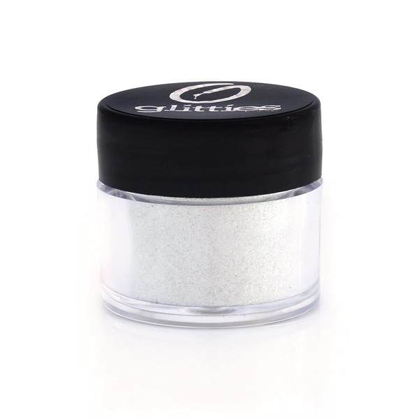 GLITTIES - Icy Mint - Cosmetic Grade Extra Fine (.006") Loose Glitter Powder Safe for Skin! Perfect for Makeup, Body Tattoos, Face, Hair, Lips, Soap, Lotion, Nail Art - (10 Gram Jar)