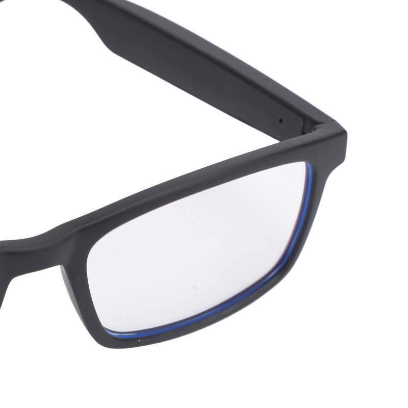 Smart Sound Glasses with Mic Blue Light Filter Touch Voice
