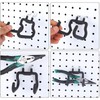 Nivithi 4 pegboard tool hooks, these heavy duty wall hooks