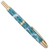 Jinhao 10 Capless Fountain Pen with Box, Marble Blue Retractable