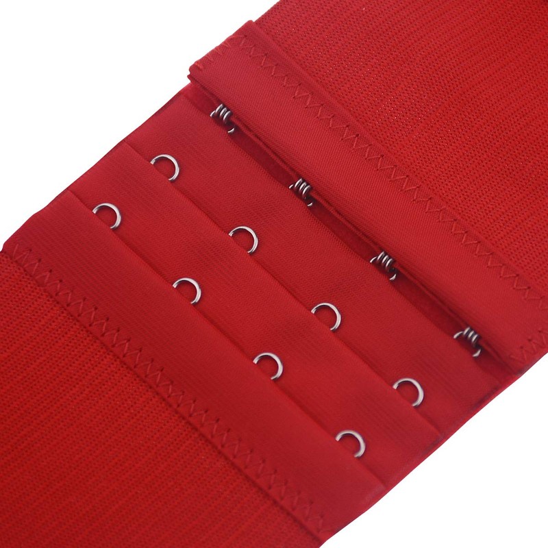 Wowlife 5Pcs Bra Extenders 4 Hooks 3 Rows Elastic Bra