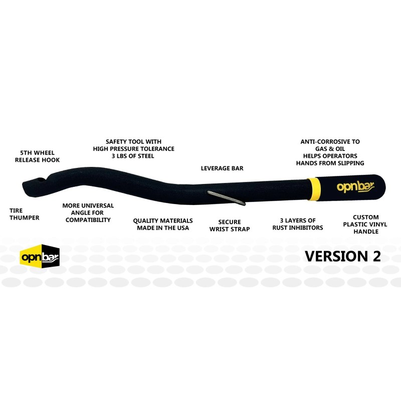 OPNBar Shipping Container Handle Leverage Tool and Tire Thumper -