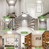 LEZOE 18W Motion Sensor LED Ceiling Light Wired, 1800lm 8.7Inch