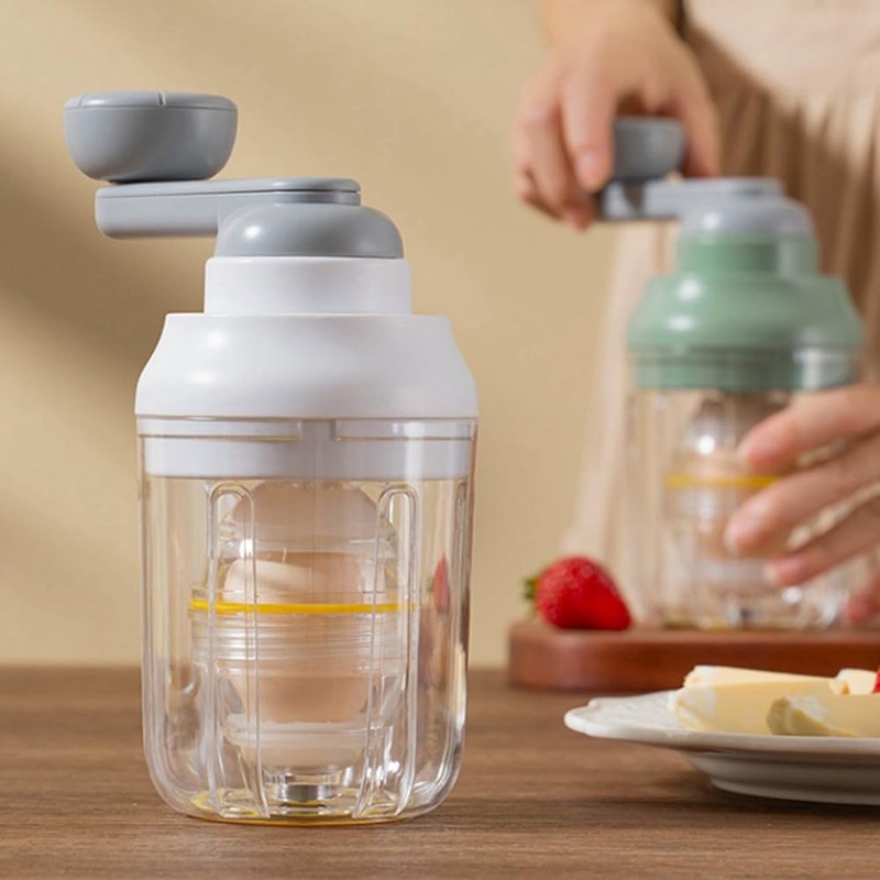 Plmvhpb Manual Egg Shaker, Egg Spinner for Hard Boiled Eggs,