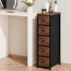 lurcns Narrow Storage Cabinet for Small Spaces Slim Bathroom Dresser