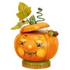 Hubrig-Volkskunst Räuchermann Räucherfigur Kürbis, Höhe 12 cm