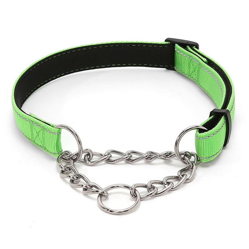 LOS ANDES Dog Choke Collar Martingale Collar with Limited Chain