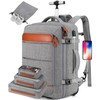 Rolling Backpack for Men and Women, Travel Backpack with Wheels,