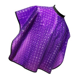 DOITOOL Hair Dye Cape Hairdressing Shawl for Coloring and Perming Professional Stylist Cape for Barbers and Home Use Essential Hair Cutting Protector Purple