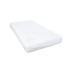 Beddress - Jersey Fitted Sheet, White, 180-200 x 200 cm, 100% Cotton, OekoTex