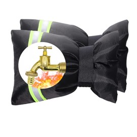 Outdoor Faucet Cover for Winter Freeze Protection, 7.0" H X 5.9" W Outside Spigot Cover Sock for Winte Insulation, Hose Bid Waterproof Socks for Cold Weather(2 Pack Set)