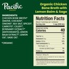 Pacific Foods Organic Chicken Bone Broth With Lemon Balm and